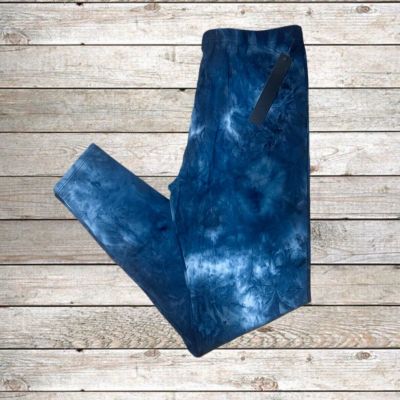 Women’s Leggings Plus Size 1X-2X NWT Tie Dye Blue Extra Stretchy High Waisted